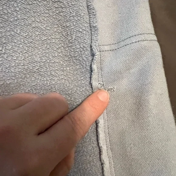 Free People Jordan Oversized Blue Jacket - Picture 9 of 12